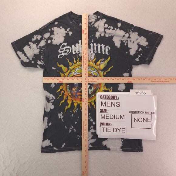 Sublime Band Short Sleeve Crew Neck Graphic T Shirt Mens Size Medium M Tie Dye - Picture 5 of 9